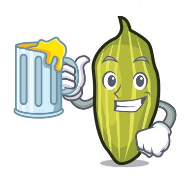 Suyu kakule maskot karikatür tarzı