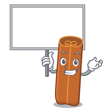 Kurulu tarçın karakter karikatür tarzı getirmek