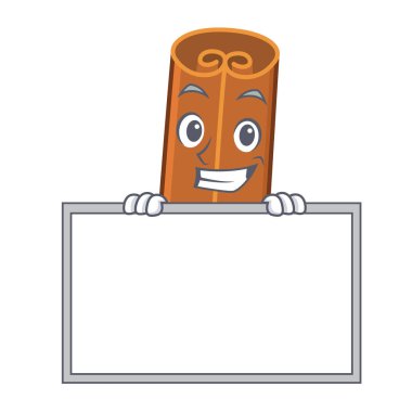 Yönetim Kurulu tarçın karakter karikatür tarzı ile sırıtarak