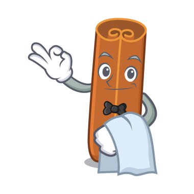 Garson tarçın maskot karikatür tarzı