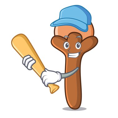 Beyzbol karanfil oyun karakter karikatür tarzı