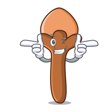 Wink karanfil karakter karikatür tarzı