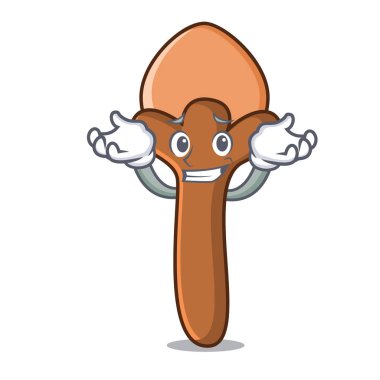 Sırıtan karanfil karakter karikatür tarzı