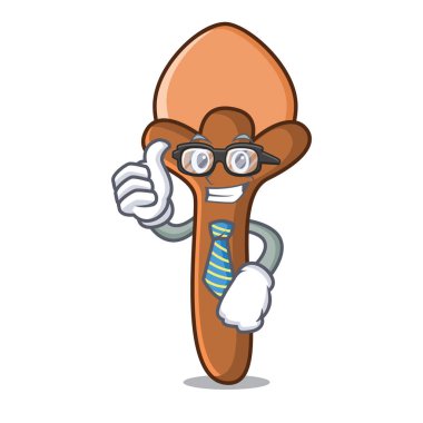 İşadamı karanfil karakter karikatür tarzı