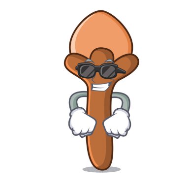 Süper cool karanfil karakter karikatür tarzı