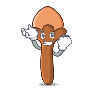 Başarılı diş karakter karikatür tarzı