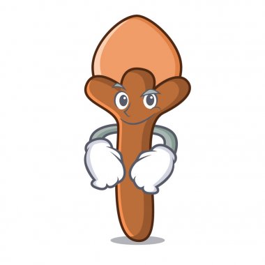 Smirking karanfil karakter karikatür tarzı