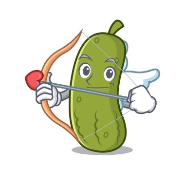 Aşk tanrısı turşu karakter karikatür tarzı