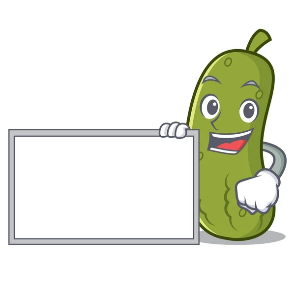 与板泡菜字符卡通风格 — 图库矢量图片