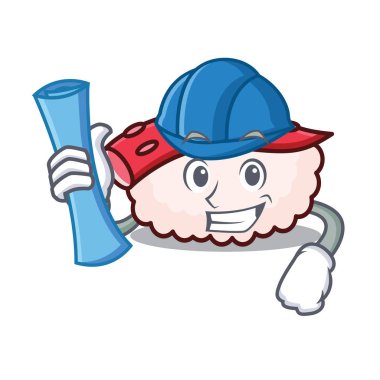 Mimar tako suşi karakter karikatür