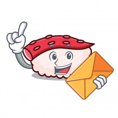 Zarf tako suşi karakter karikatür