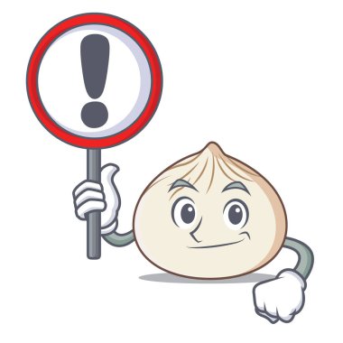 İşareti dimsum karakter karikatür tarzı ile