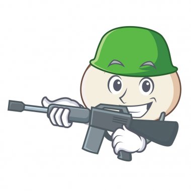 Ordu dimsum karakter karikatür tarzı