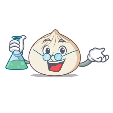 Profesör dimsum karakter karikatür tarzı