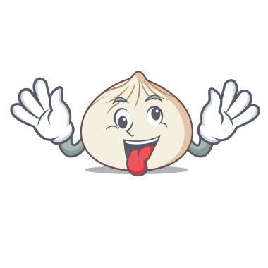 Deli dimsum maskot karikatür tarzı