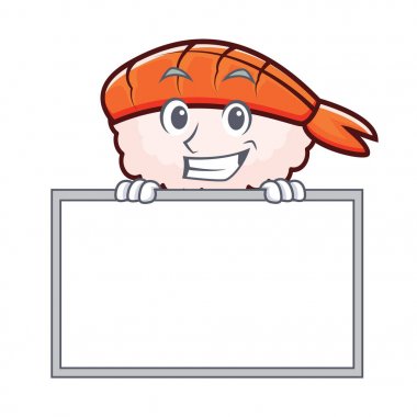 Yönetim Kurulu ebi suşi karakter karikatür ile sırıtarak