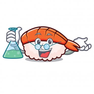 Profesör ebi suşi karakter karikatür