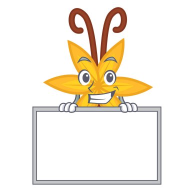 Yönetim Kurulu vanilya karakter karikatür tarzı ile sırıtarak