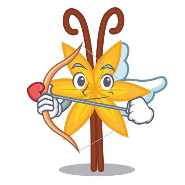 Aşk tanrısı vanilya karakter karikatür tarzı