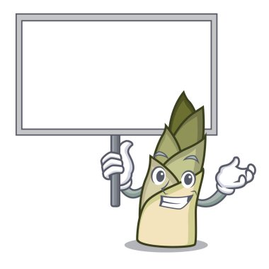 Yönetim Kurulu bambu sürgün karakter karikatür getirmek