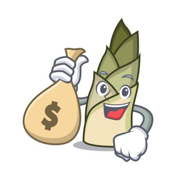 Para çanta Bambu ile karakter karikatür ateş