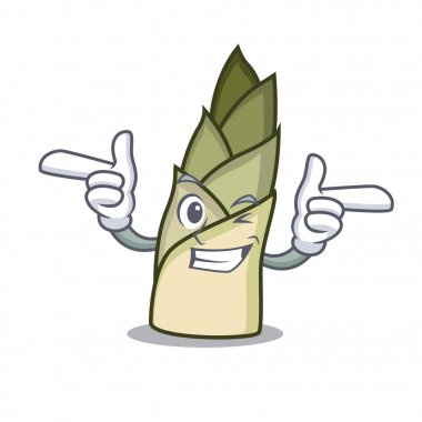 Wink bambu sürgün karakter karikatür