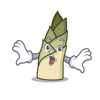 Sürpriz bambu sürgün maskot çizgi film