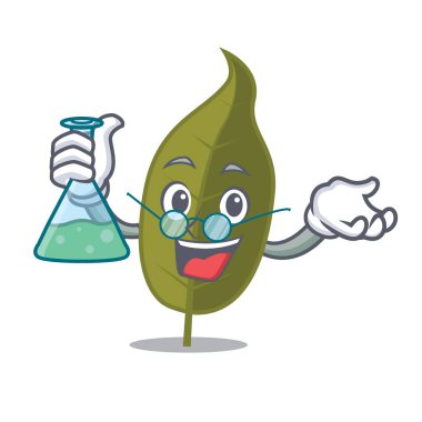 Profesör defne yaprağı karakter karikatür