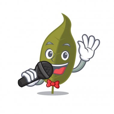 Şarkı defne yaprağı maskot çizgi film