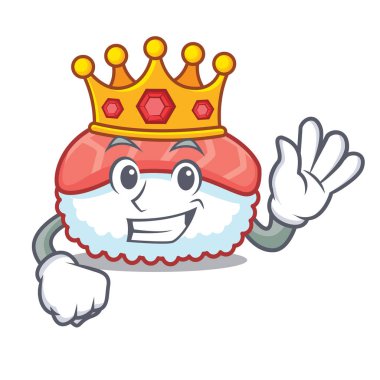 Kral suşi somon maskot çizgi film