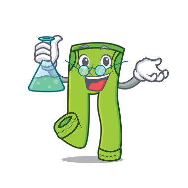 Profesör pantolon karakter karikatür tarzı