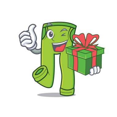 Hediye pantolon karakter karikatür tarzı ile