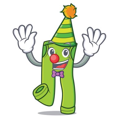 Palyaço pantolon karakter karikatür tarzı