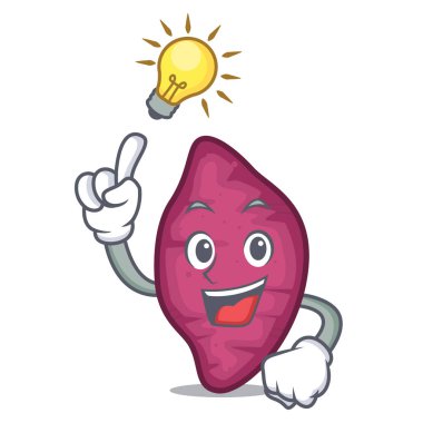 Bir fikir tatlı patates maskot çizgi film var