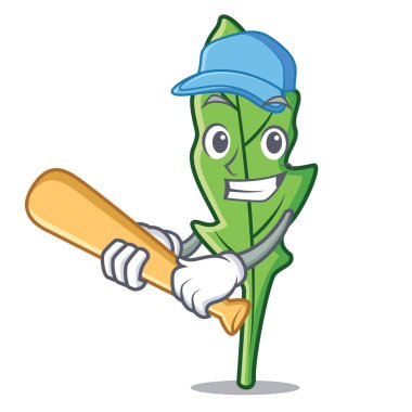 Oyun beysbol roka karakter karikatür tarzı