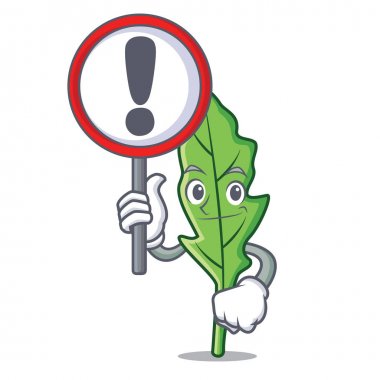 İşareti roka karakter karikatür tarzı ile