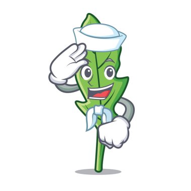 Denizci roka karakter karikatür tarzı