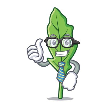 İşadamı roka karakter karikatür tarzı