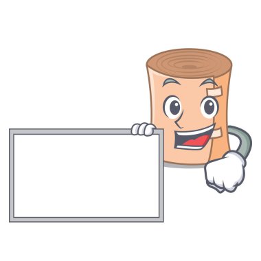 Yönetim kurulu Tıp gazlı bez karakter karikatür ile