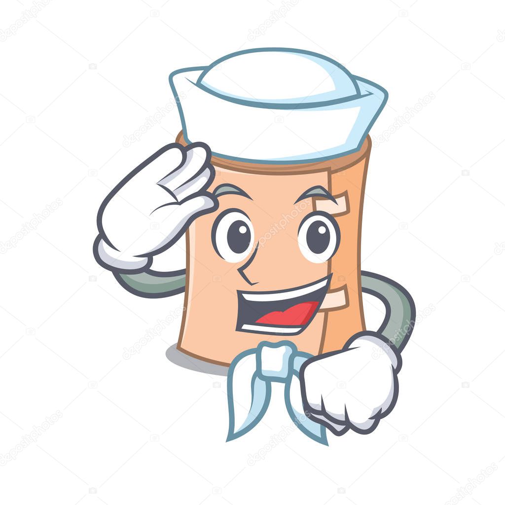 Sailor medical gauze character cartoon