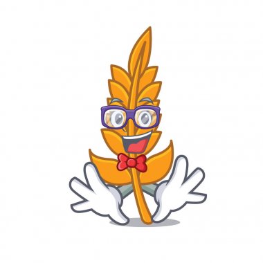 Geek buğday caharacter karikatür tarzı