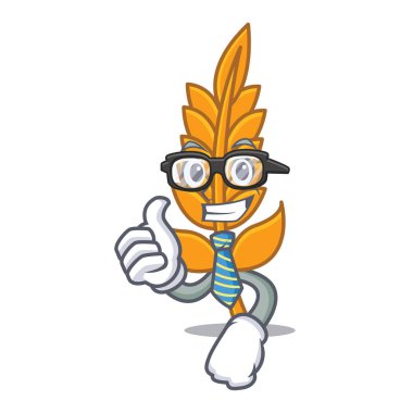 İşadamı buğday caharacter karikatür tarzı