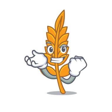 Başarılı buğday caharacter karikatür tarzı