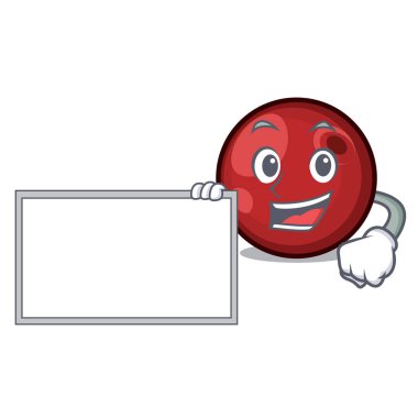 Kurulu kızılcık karakter karikatür tarzı vektör çizim ile