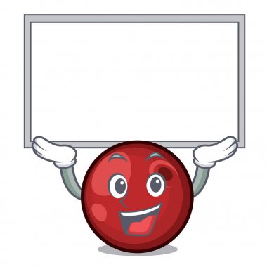 Kurulu kızılcık karakter karikatür tarzı vektör çizim kadar