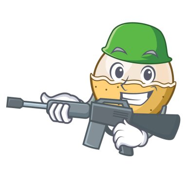 Ordu longan meyve karakter karikatür