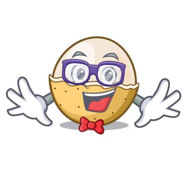 Geek longan meyve karakter karikatür