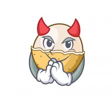 Şeytan longan meyve maskot çizgi film