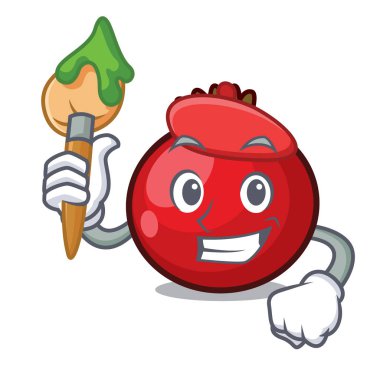 Frenk üzümü karakter karikatür