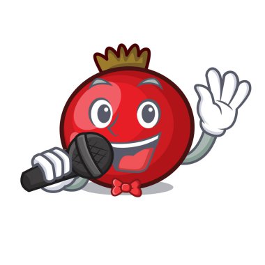 Frenk üzümü maskot çizgi film